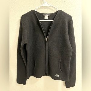 North Face Women Wool Sweater Jacket